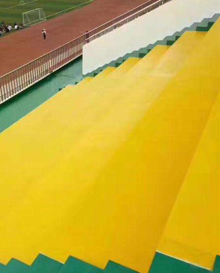 三乡镇球场台阶翻新修补改造